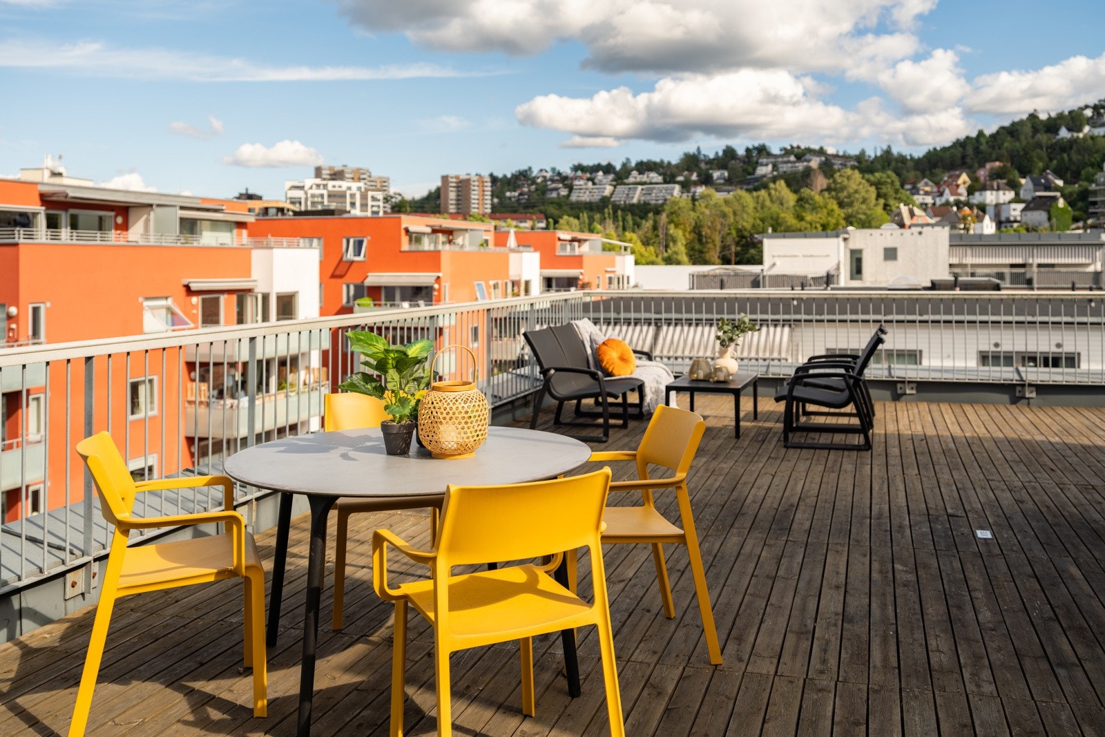 Felles takterrasse. Galleribilde
