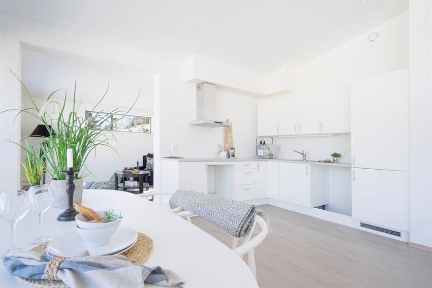 Bilde fra tilsvarende bolig som er oppført i nærområdet. Galleribilde