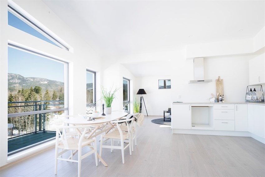 Bilde fra tilsvarende bolig som er oppført i nærområdet. Galleribilde