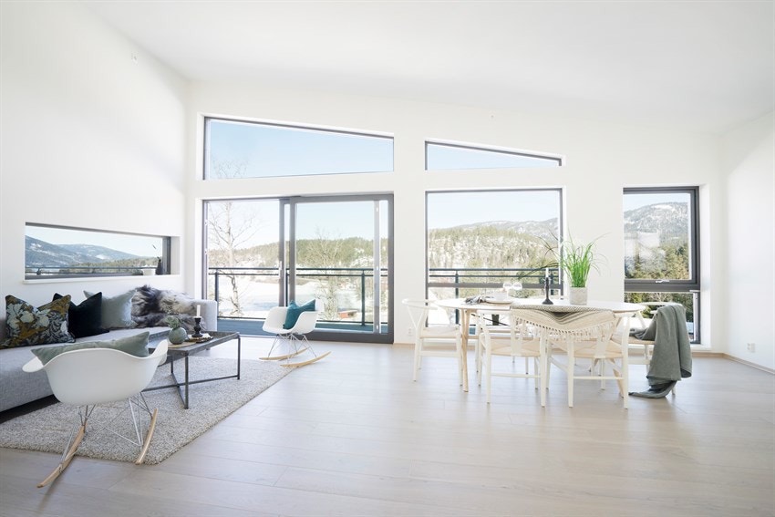 Bilde fra tilsvarende bolig som er oppført i nærområdet. Galleribilde