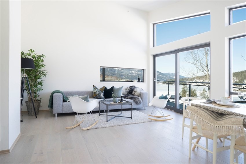 Bilde fra tilsvarende bolig som er oppført i nærområdet. Galleribilde