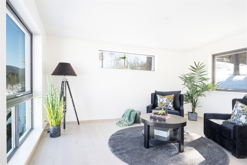 Bilde fra tilsvarende bolig som er oppført i nærområdet. Galleribilde