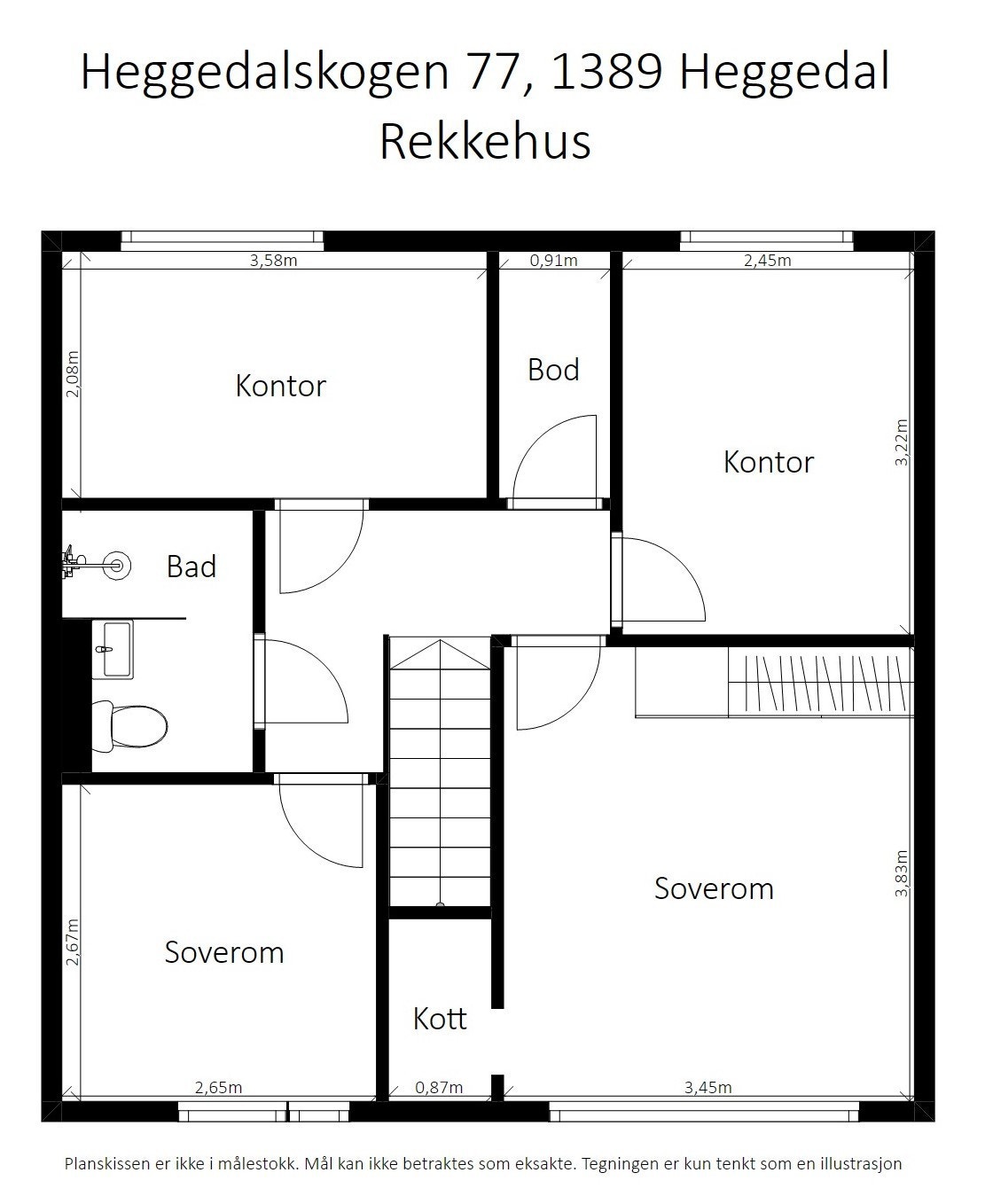 Plantegning 2. etasje. Galleribilde