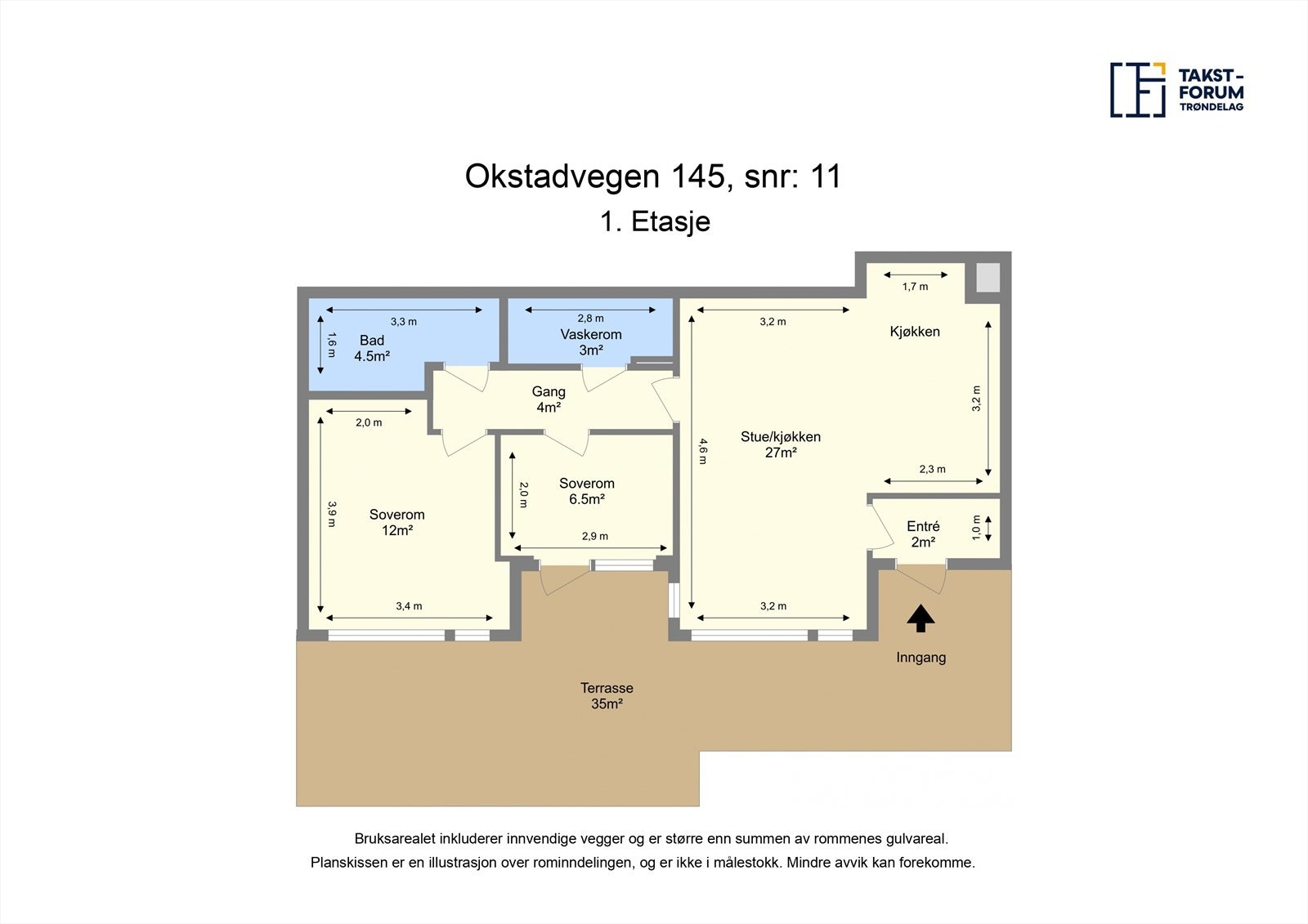 Plantegning Galleribilde