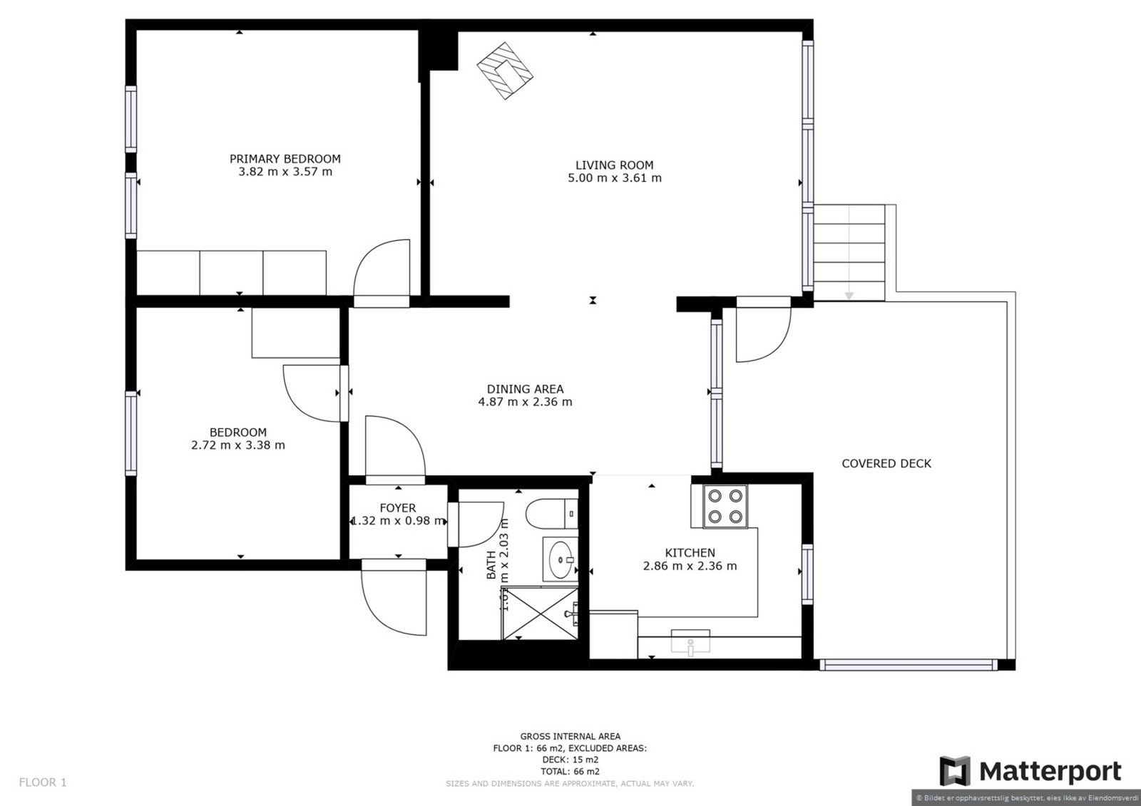 Boligen har en meget god planløsning med flere soner Galleribilde