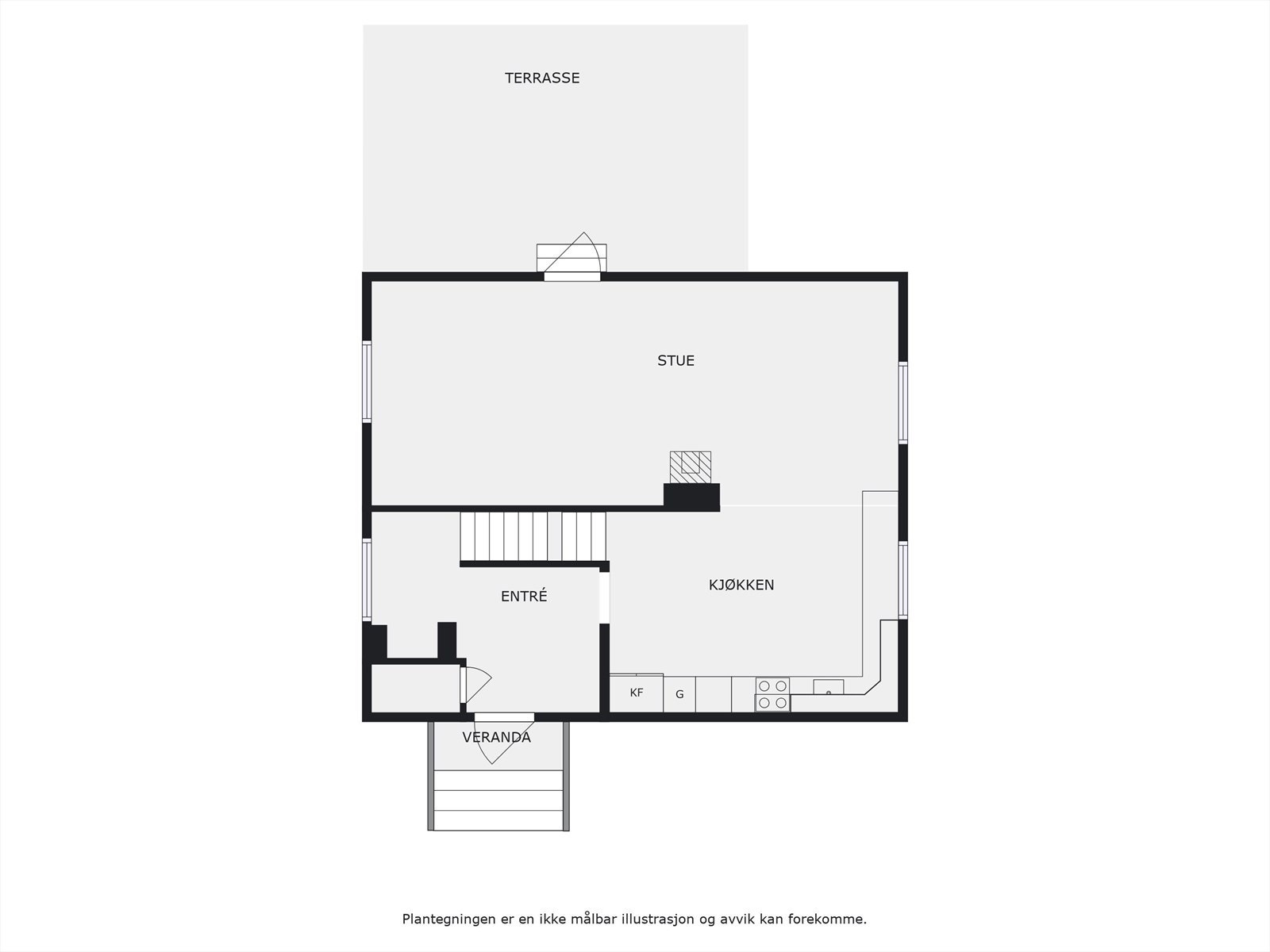 Plantegning 1. etasje. Galleribilde