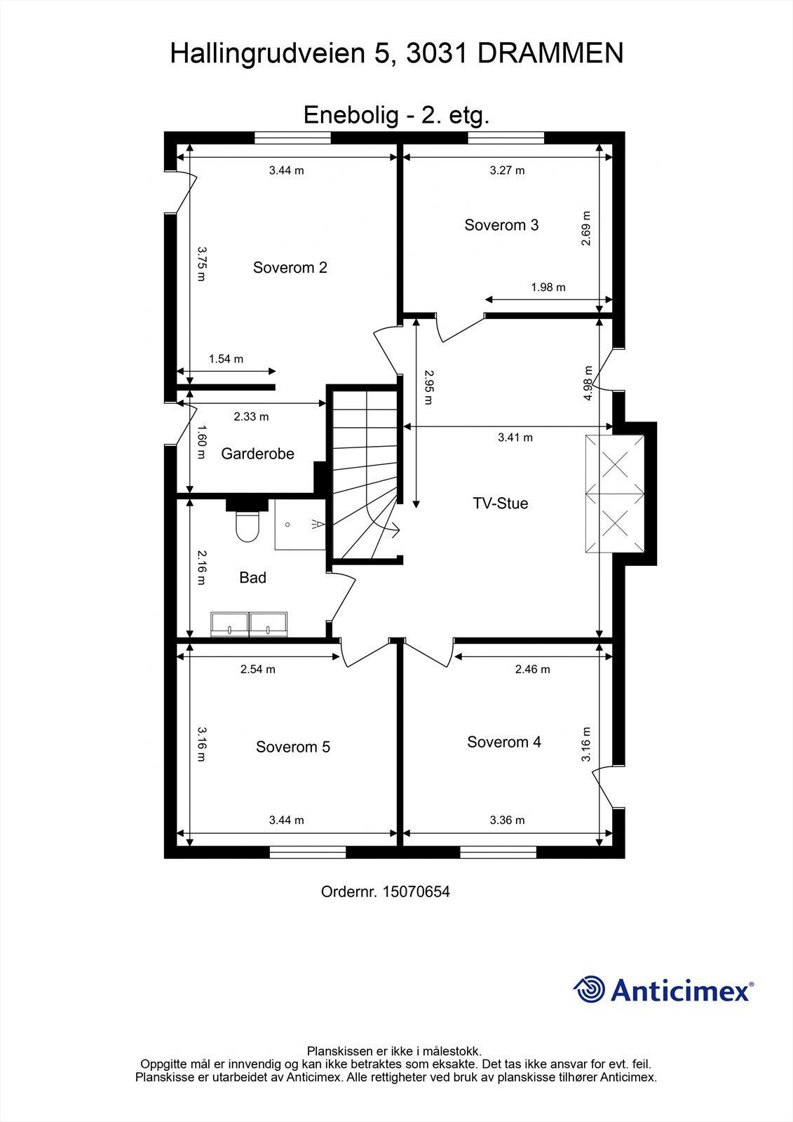 Plantegning - 2. etg. Galleribilde