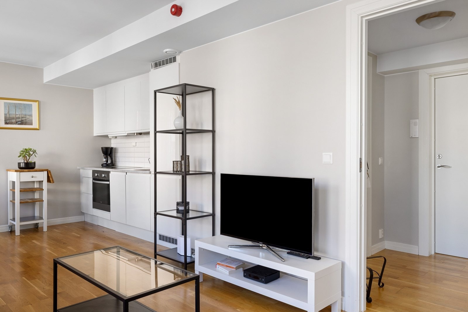 Det er plass til både sofa, TV-møblement og andre ønskelige møbler. Galleribilde