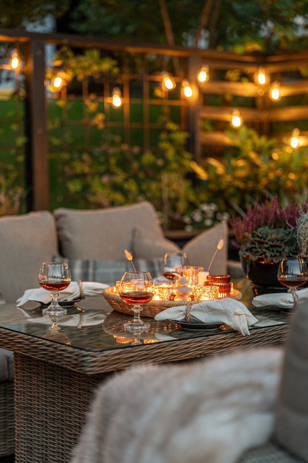 Detaljbilde kveldsstemning. Galleribilde