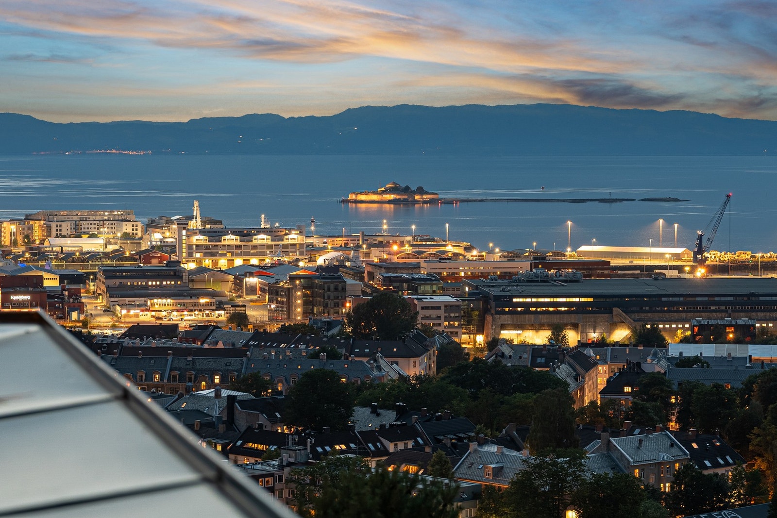 Her opplever man magien av Trondheims fineste solnedganger uansett årstid. Galleribilde