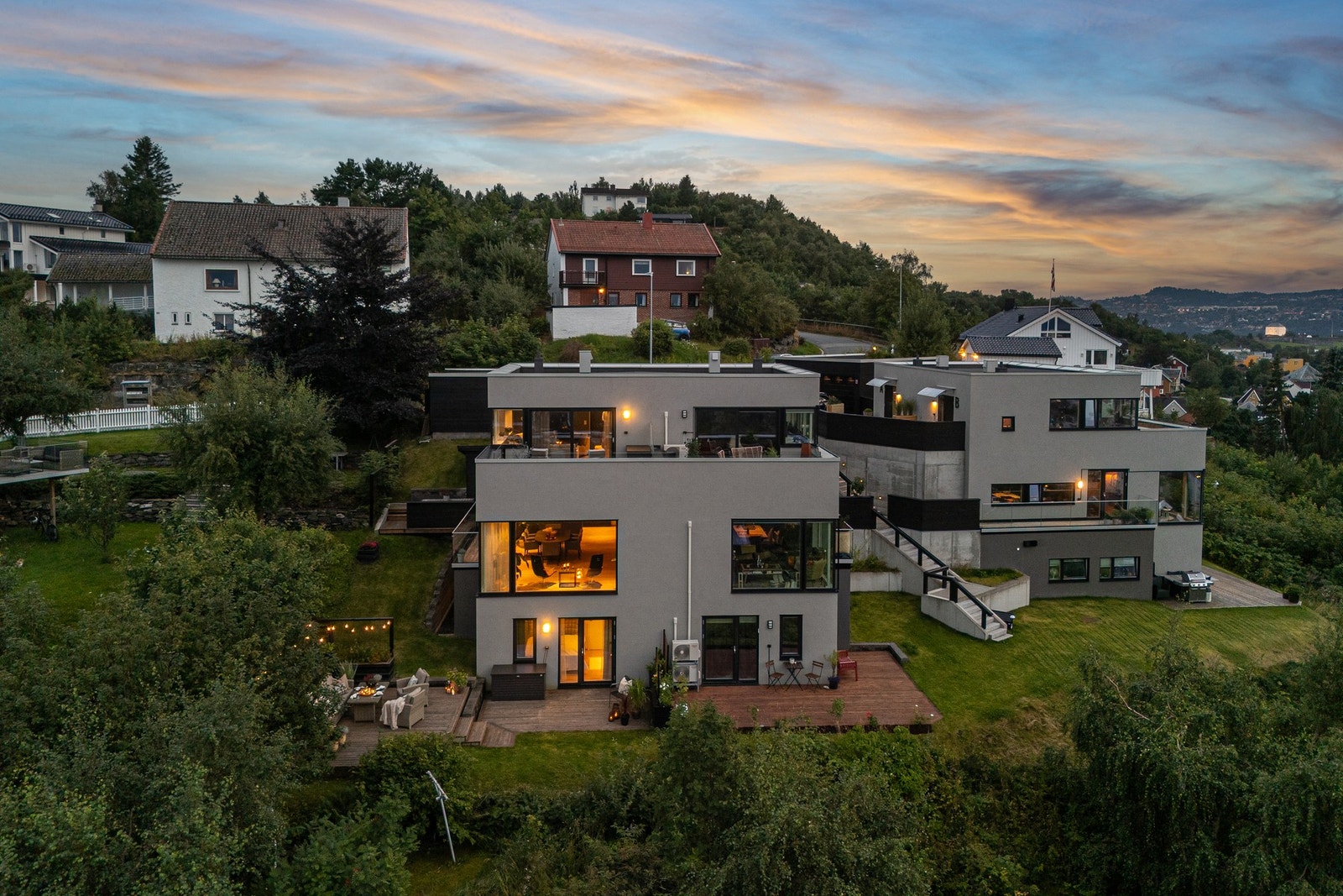 Dronefoto. Galleribilde