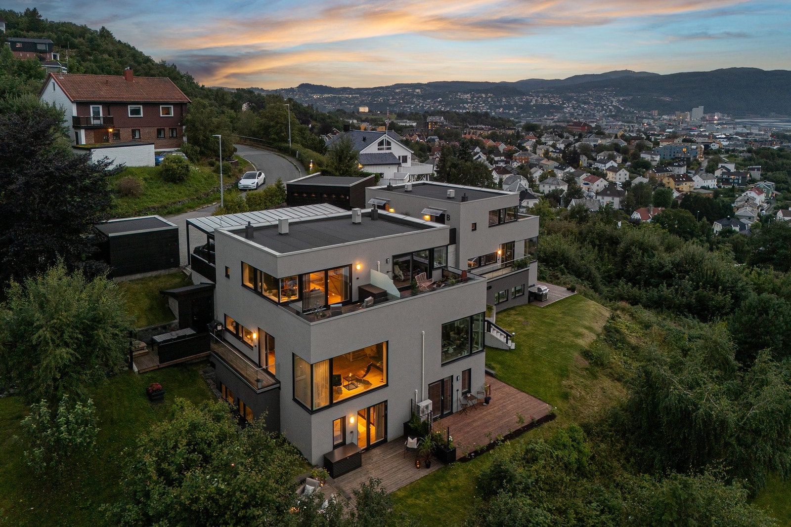 Dronefoto. Galleribilde