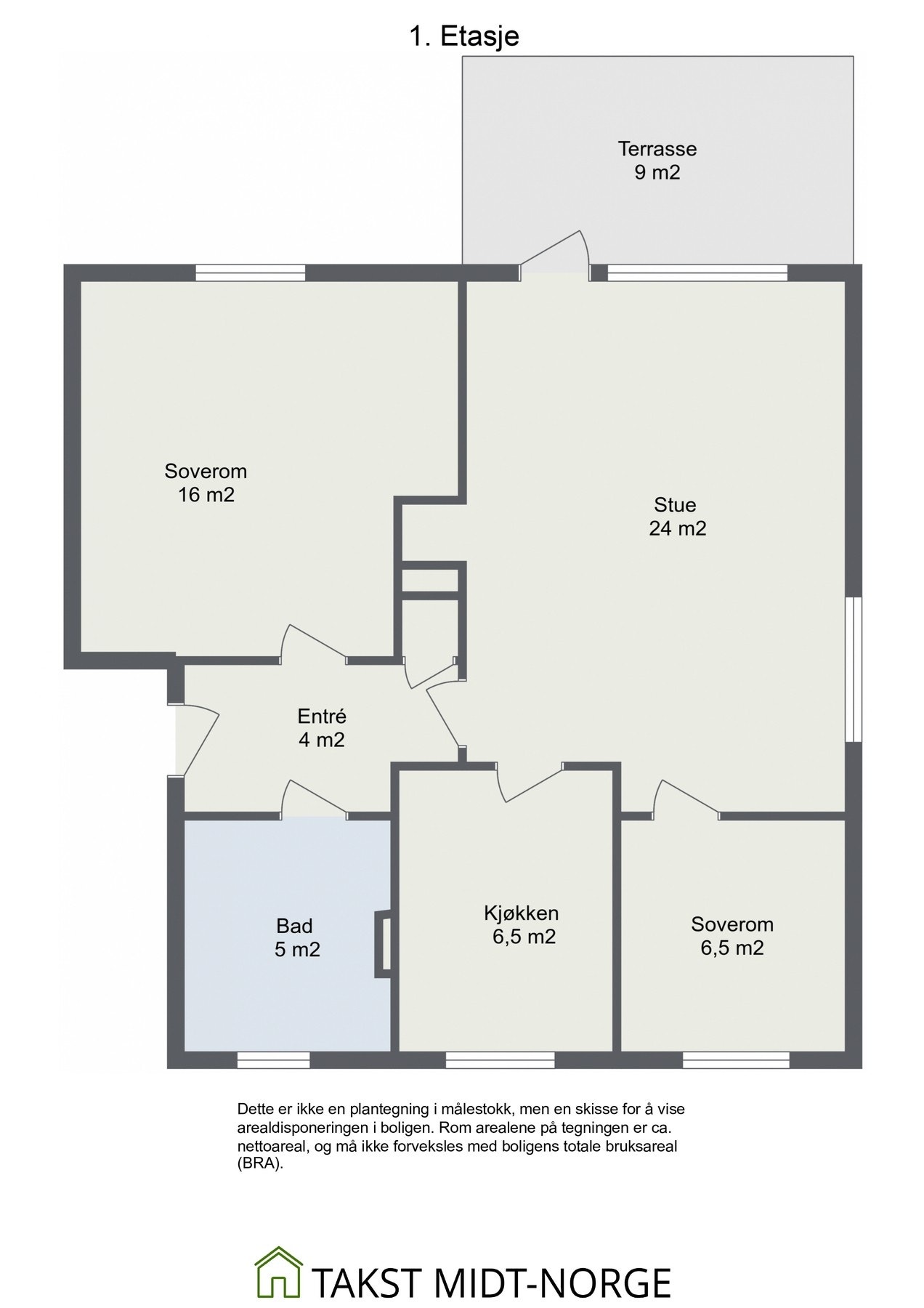 Planskisse. Galleribilde