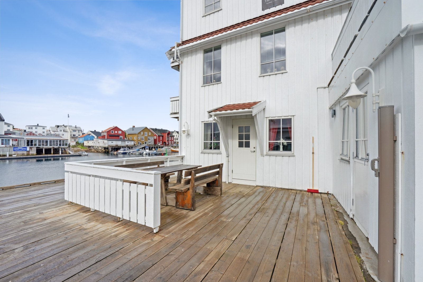 Terrasse ved leiligheten Galleribilde