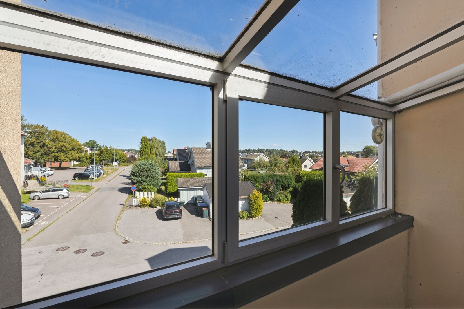 Innglasset balkong ved hovedsoverommet Galleribilde