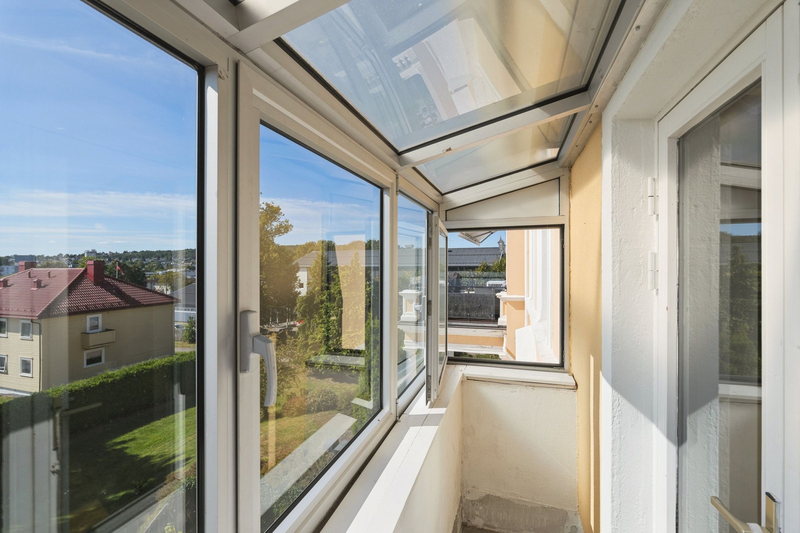 Innglasset balkong ved soverom 3 Galleribilde