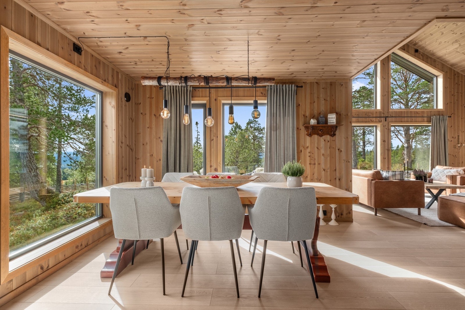 Kjøkkenet er på 17,5 kvm. Galleribilde