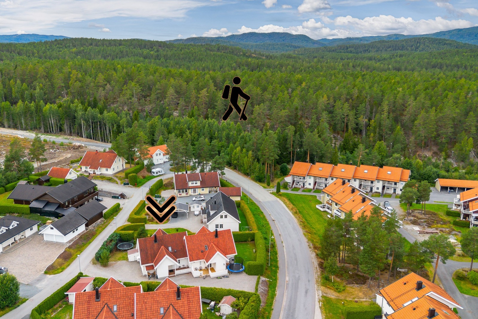 Meget atteraktivt og barnevennlig område. Galleribilde