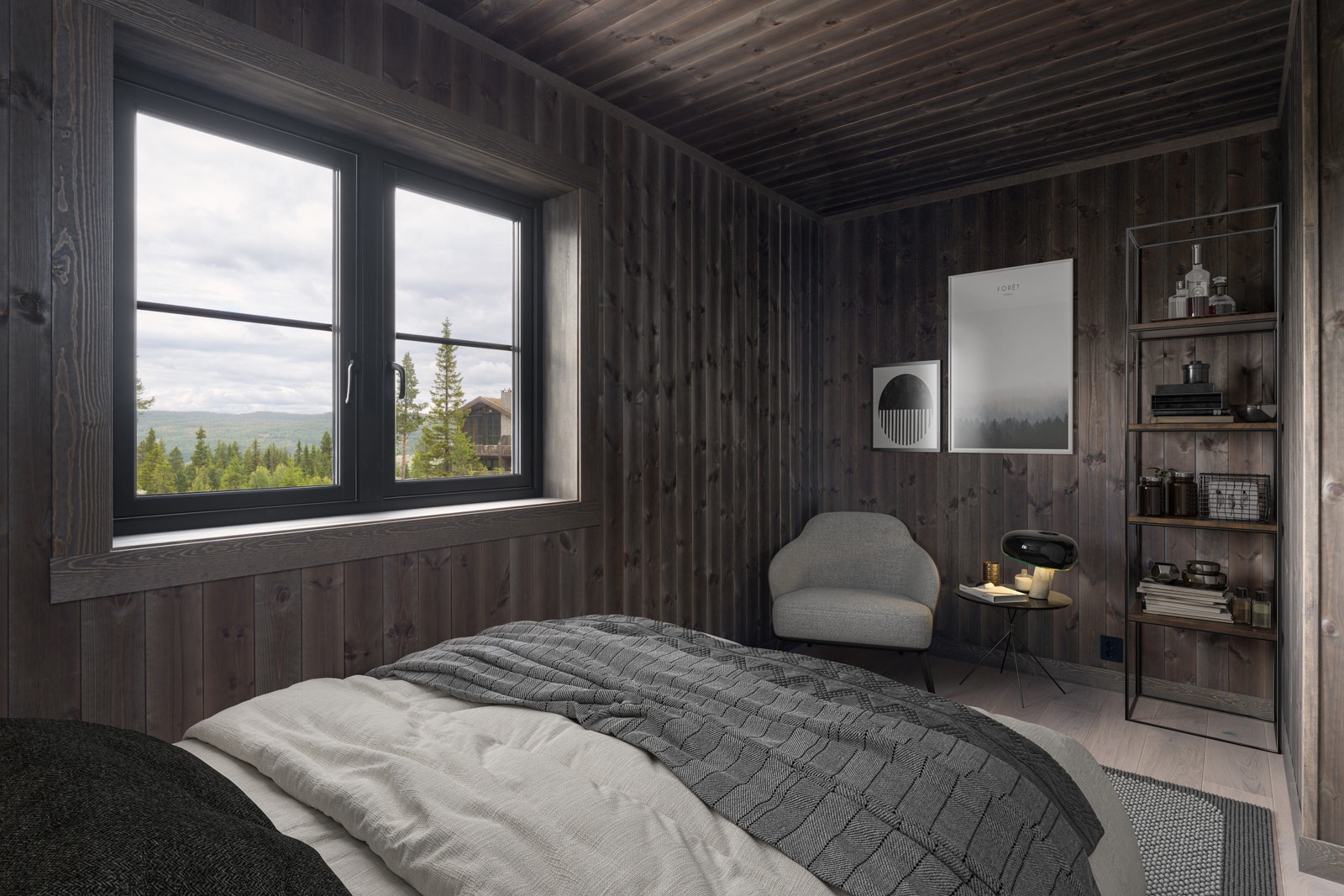 Naturlig avsatt plass til garderobeløsning Galleribilde