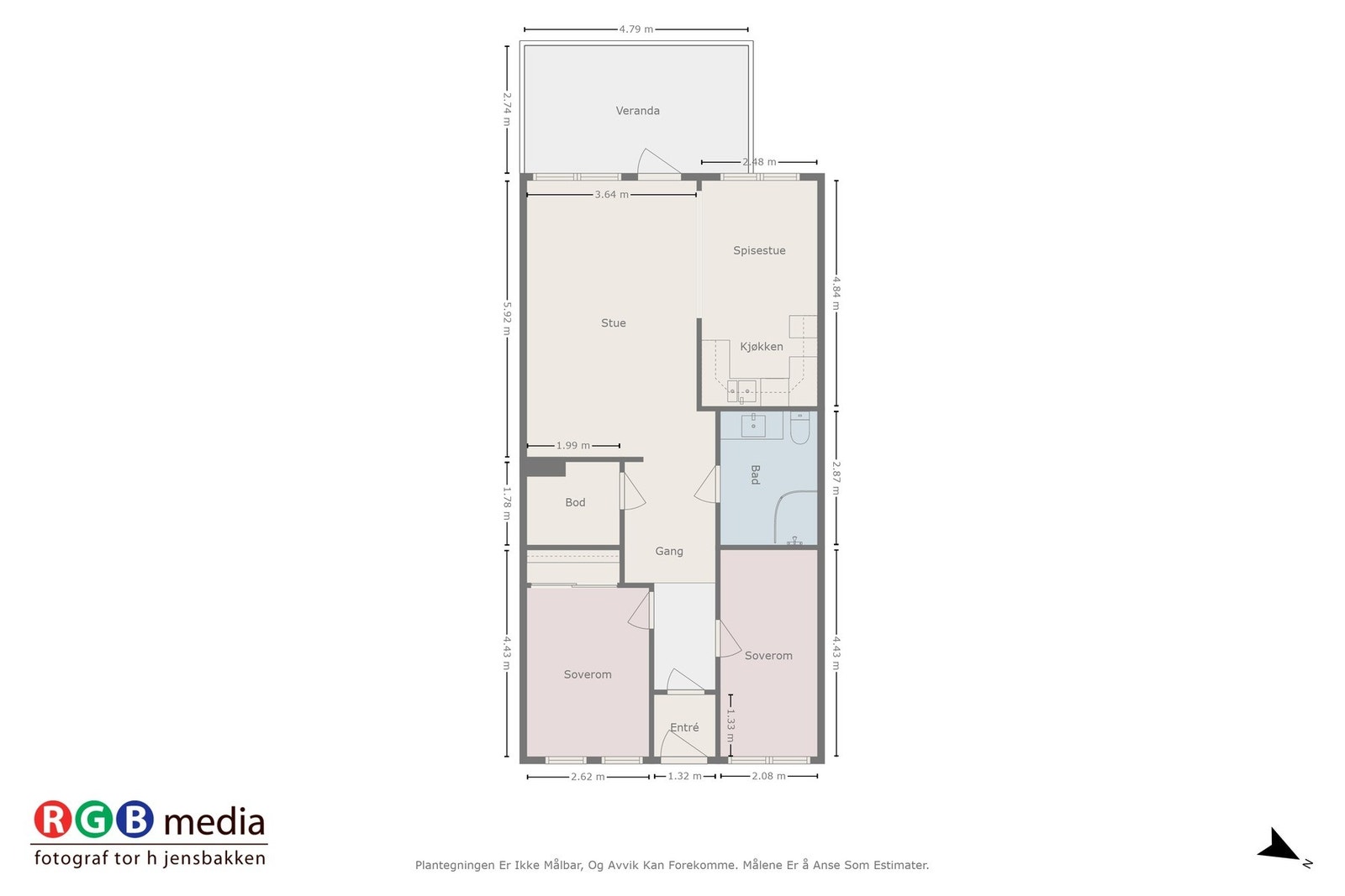 Plantegning Galleribilde