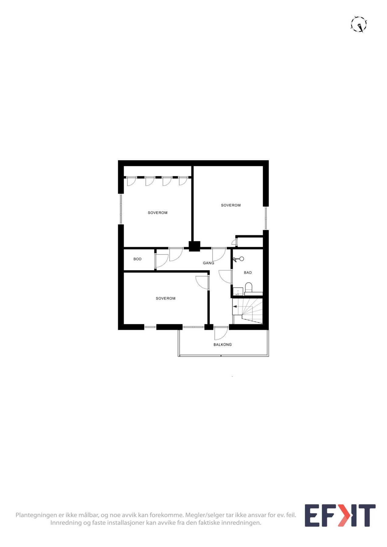 Plantegninger 2. etasje Galleribilde