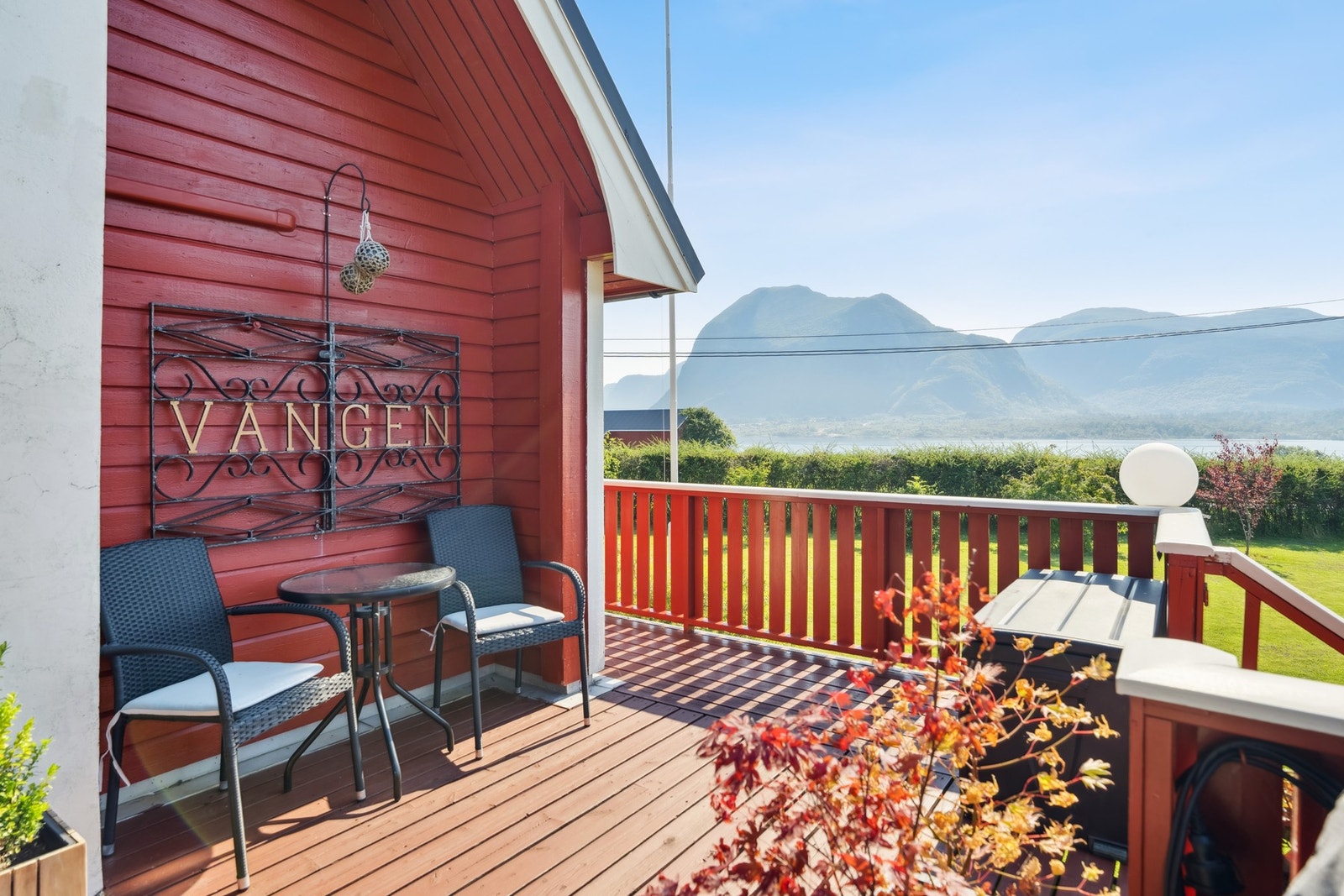 Veranda med flott usikt Galleribilde