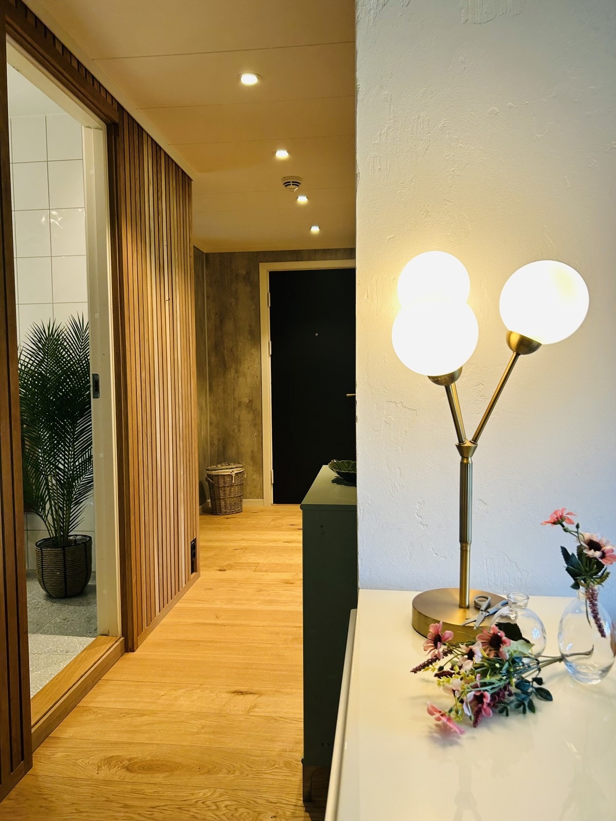 Toalett og gang sett fra stue Galleribilde