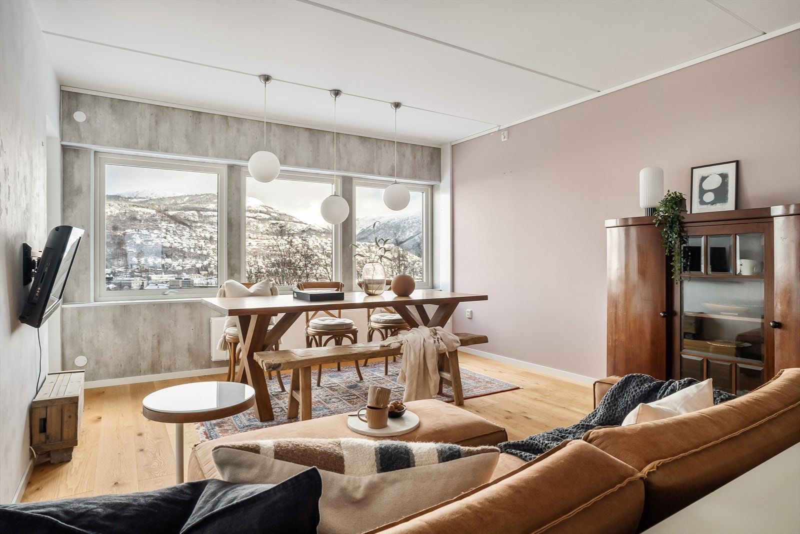 Leiligheten er er stilren og innehar nye og moderne kvaliteter Galleribilde