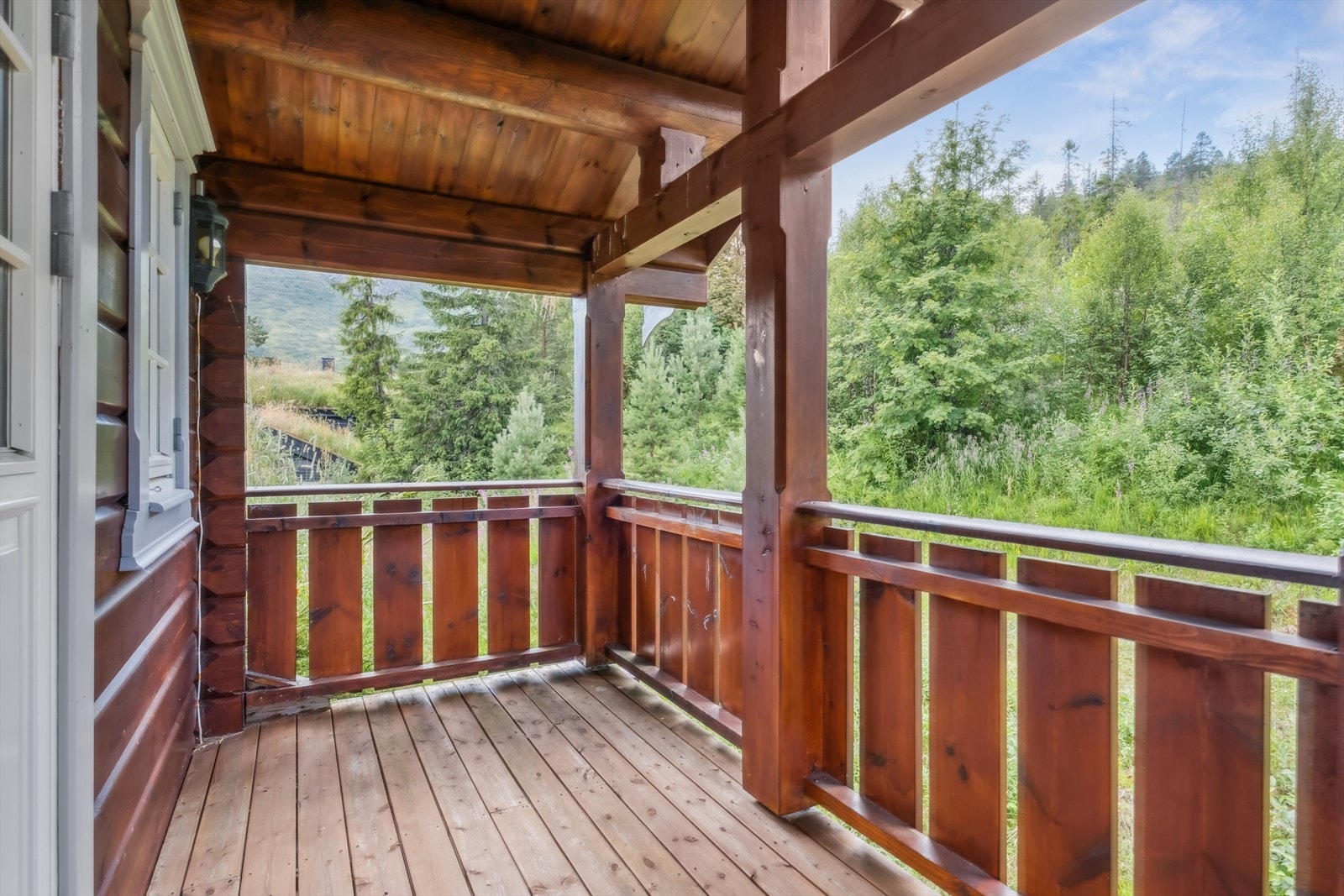 Balkong i 2.etasje. Galleribilde