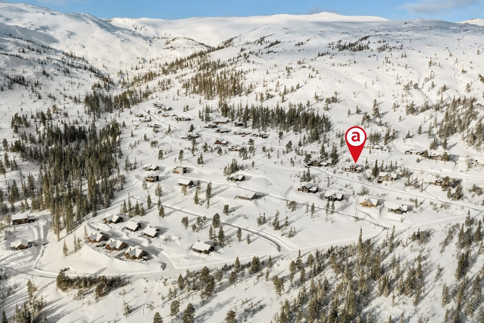 Dronebilde av området (2023) Galleribilde