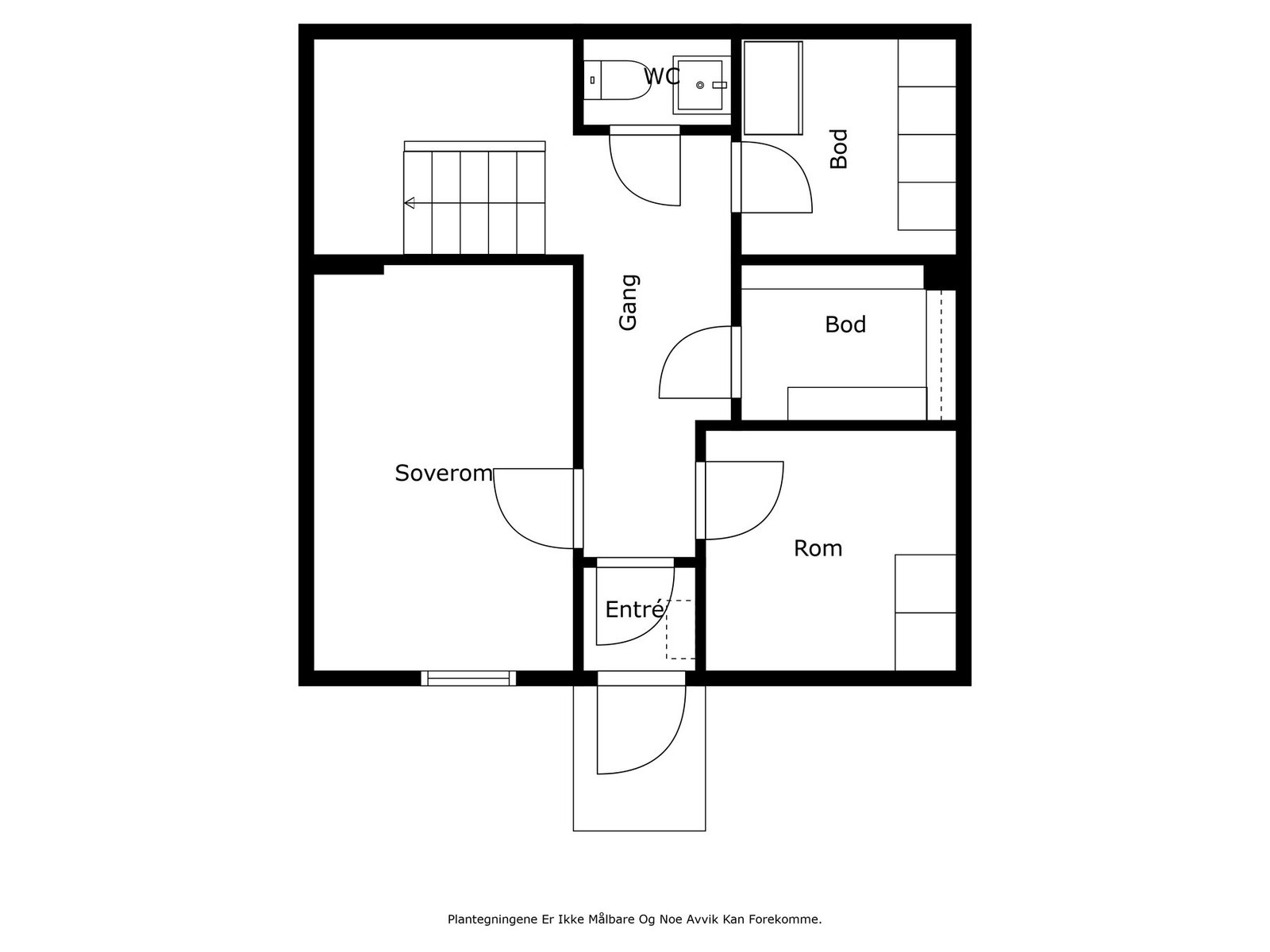 Plantegning 1. etasje Galleribilde
