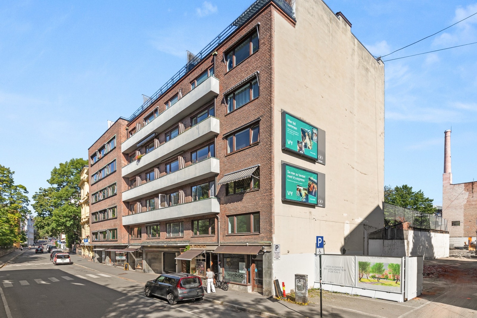 Fasade. Leiligheten ligger i 6.etg Galleribilde