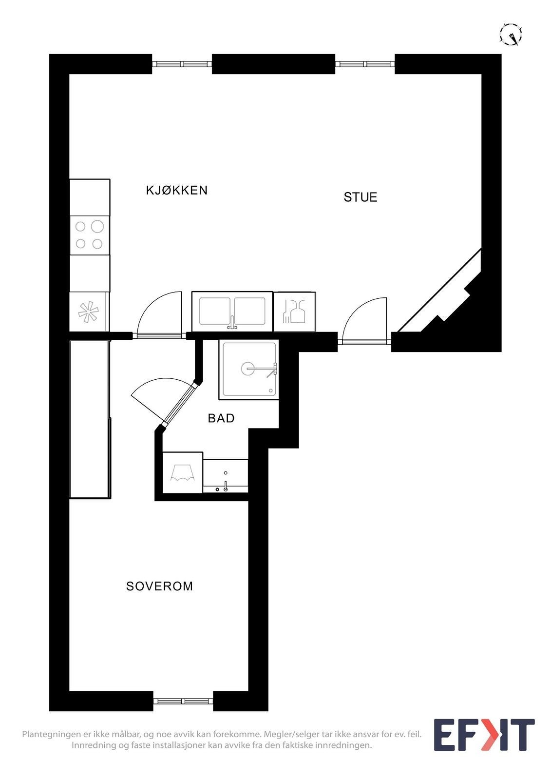 Plantegning Galleribilde