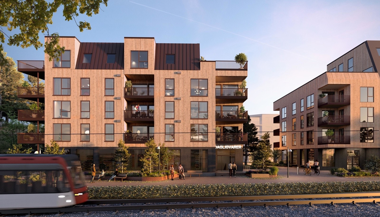 Coop prix like utenfor inngangsdøren. Illustrasjon avvik kan forekomme. Galleribilde