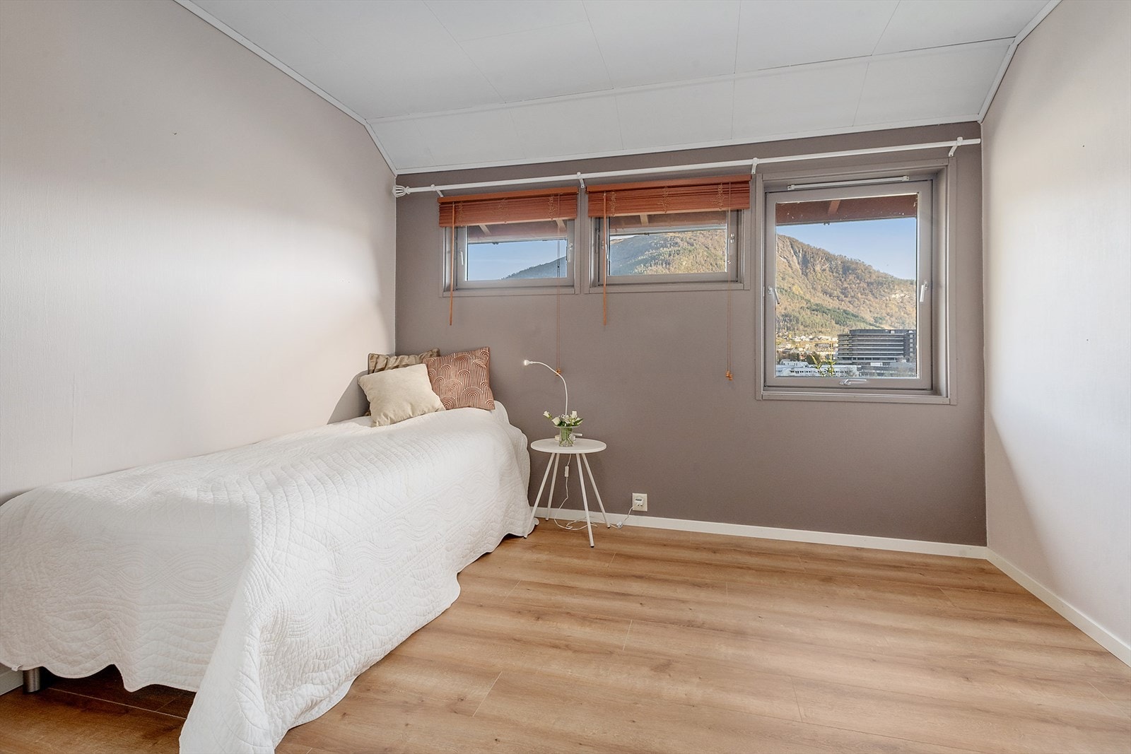 Soverom nr. 2 ligger ved siden av hovedsoverommet og har en fin størrelse. Galleribilde