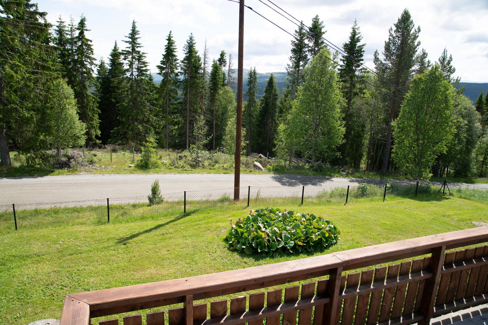 Utsikt fra terrasse mot sør. Galleribilde