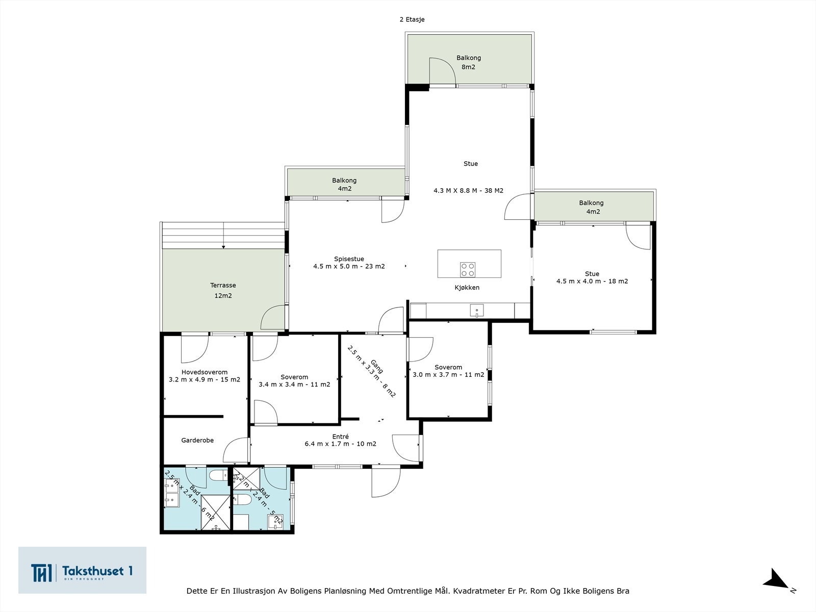 Plantegning Galleribilde