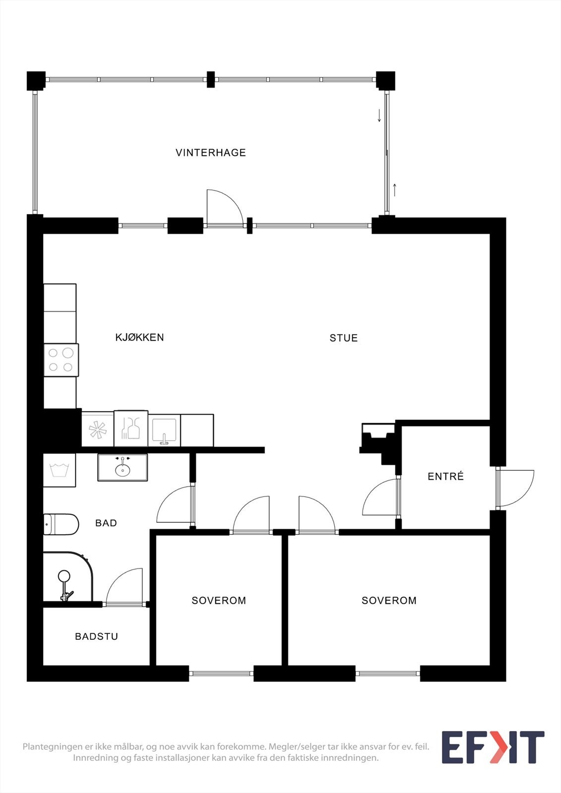 Plantegning Galleribilde