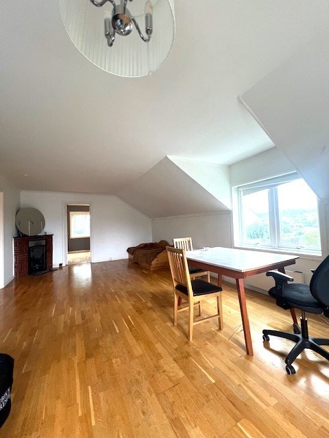 Stue med peis. Galleribilde