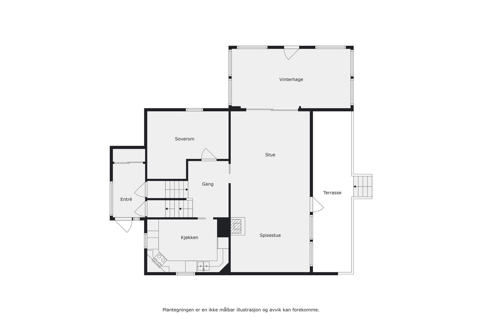 Plantegning Galleribilde