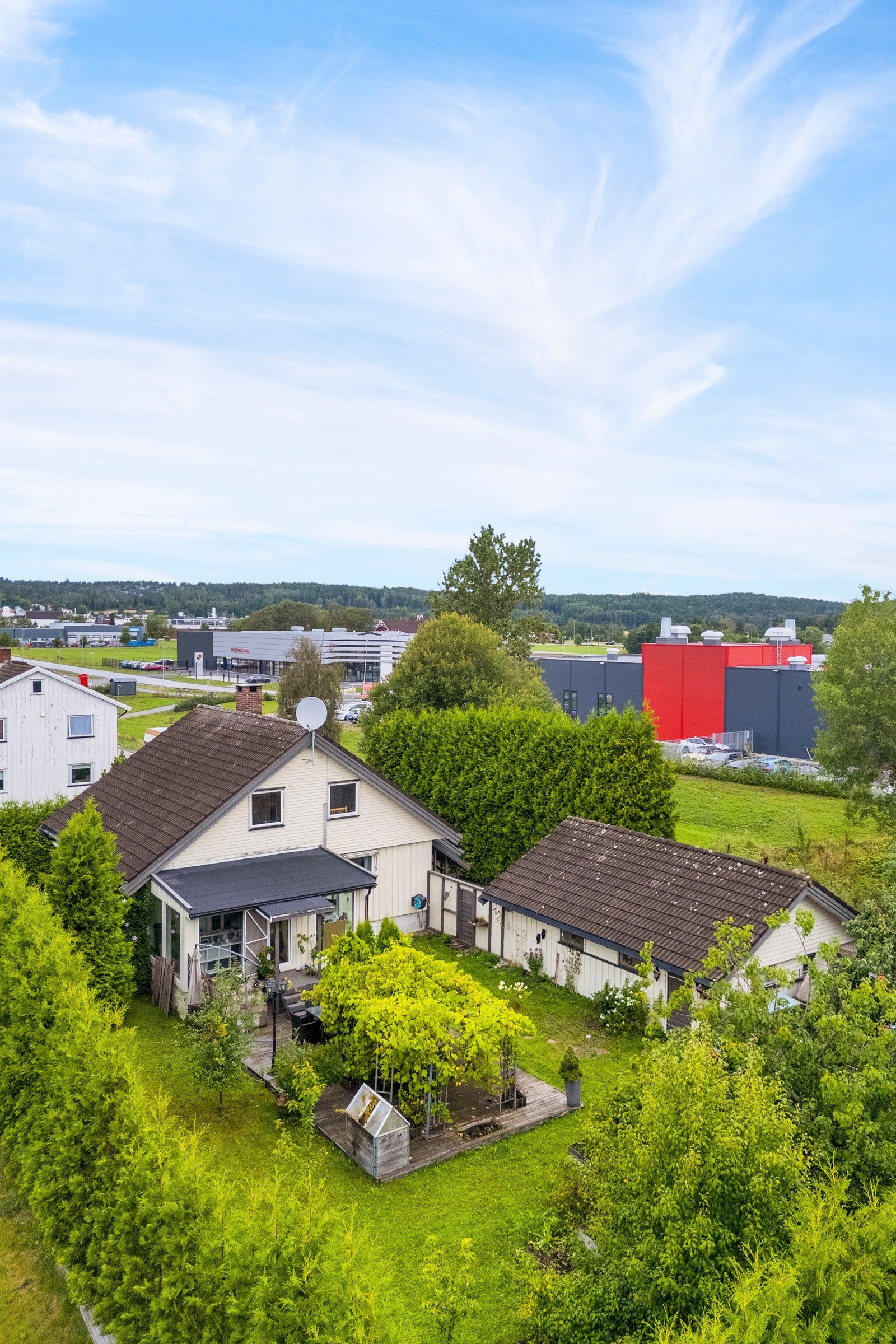 Dronefoto Galleribilde