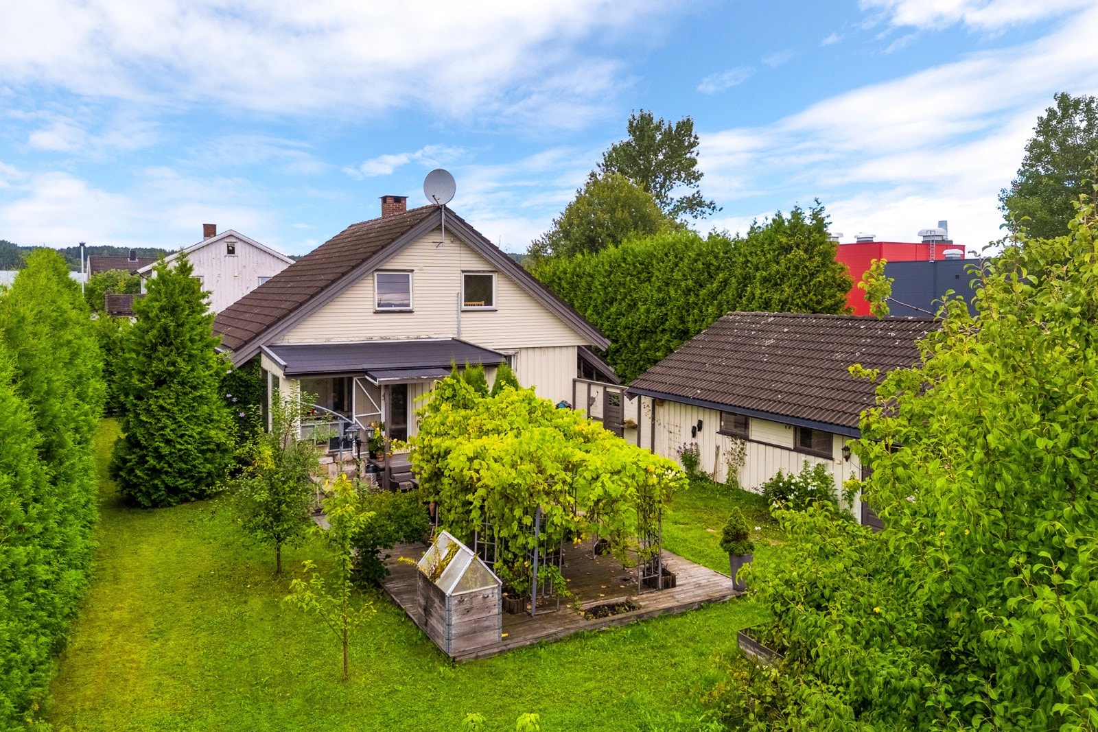 Dronefoto Galleribilde