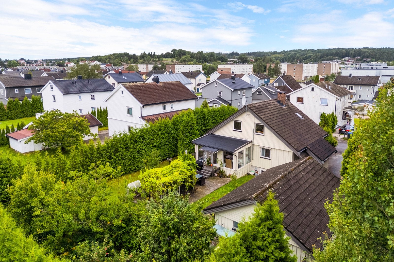 Dronefoto Galleribilde