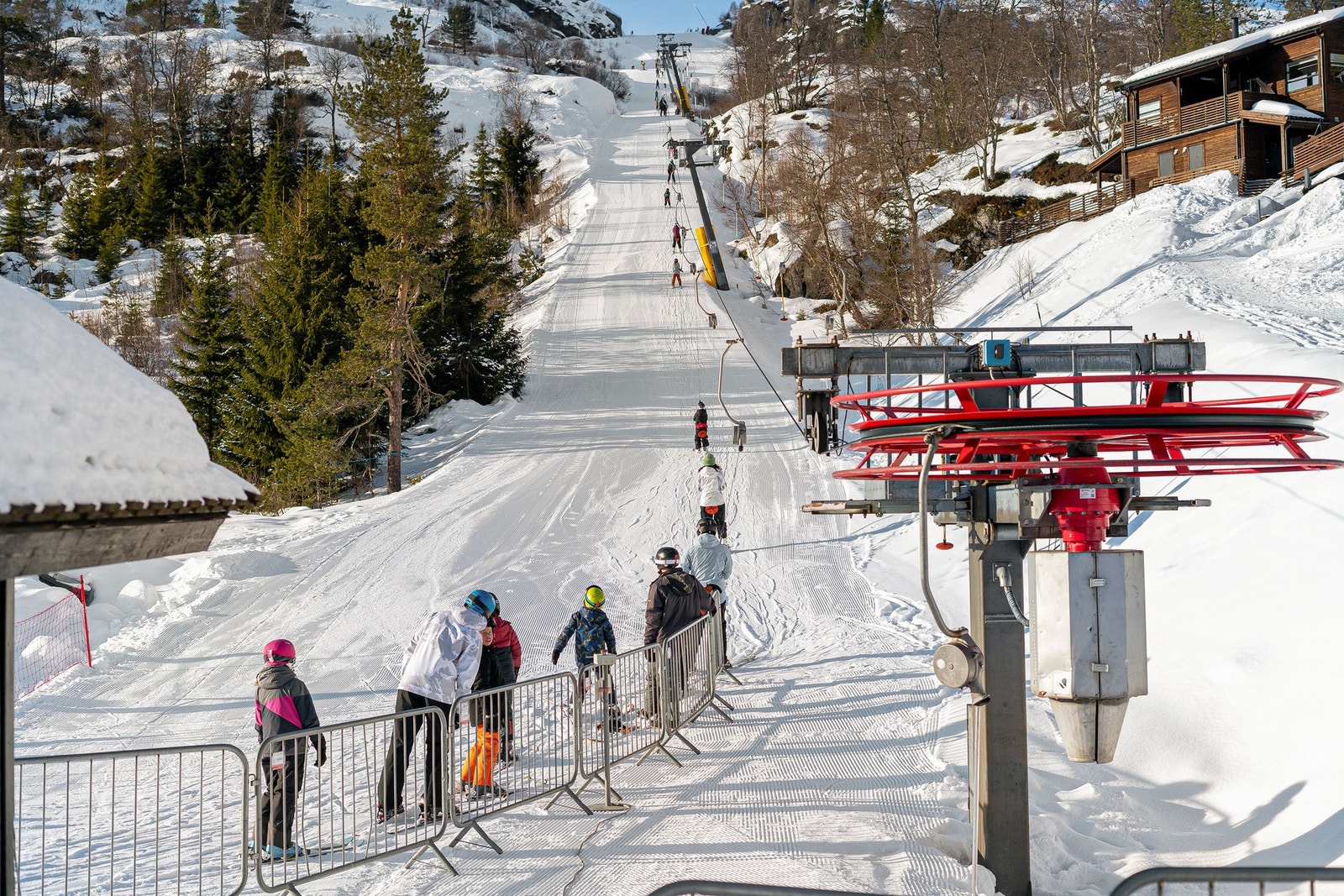 Kort gangavstand til skitrekk Galleribilde