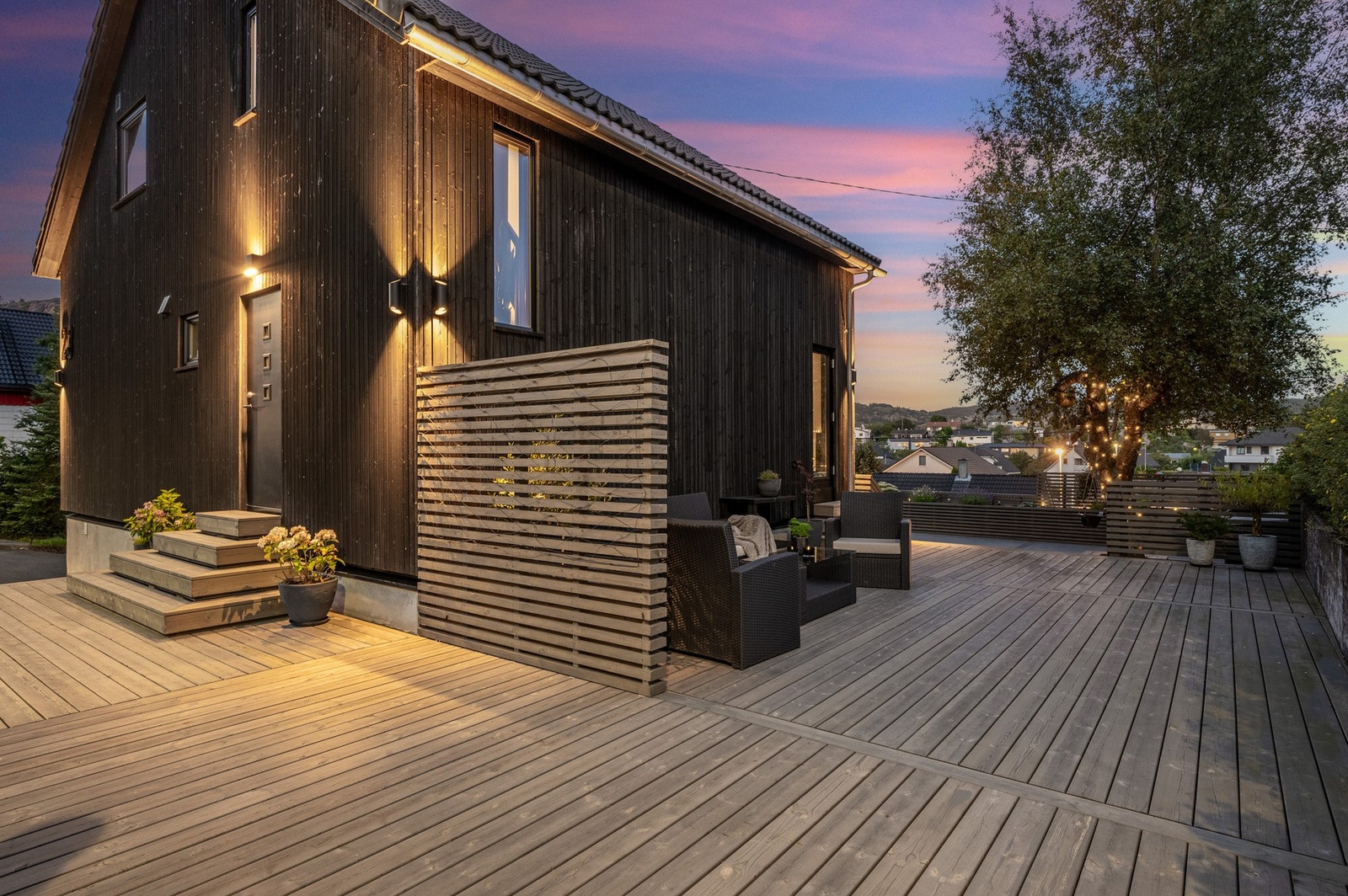 Kveldsbilde | Terrasse Galleribilde