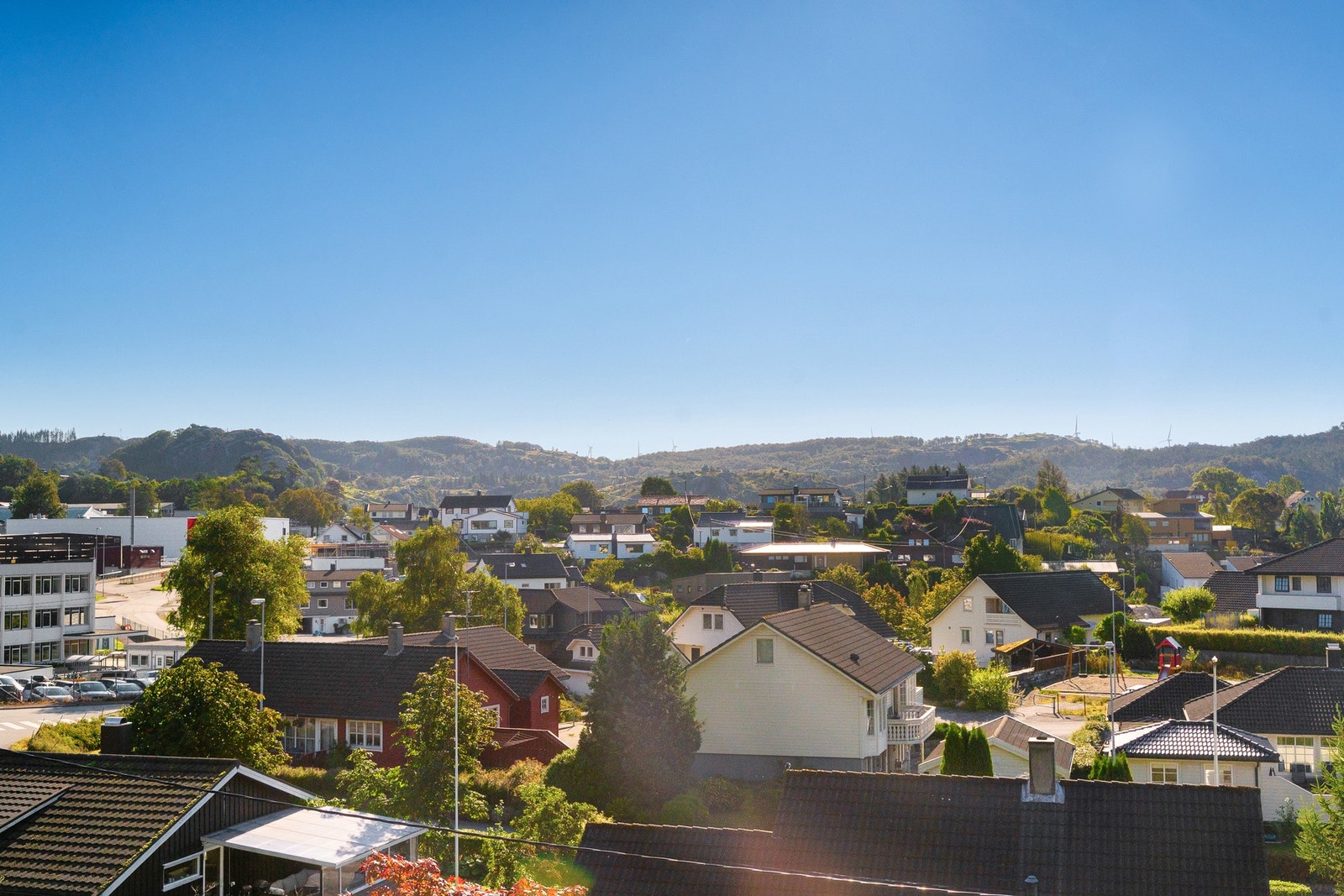 Meget pen utsikt fra 2. etasje! Galleribilde