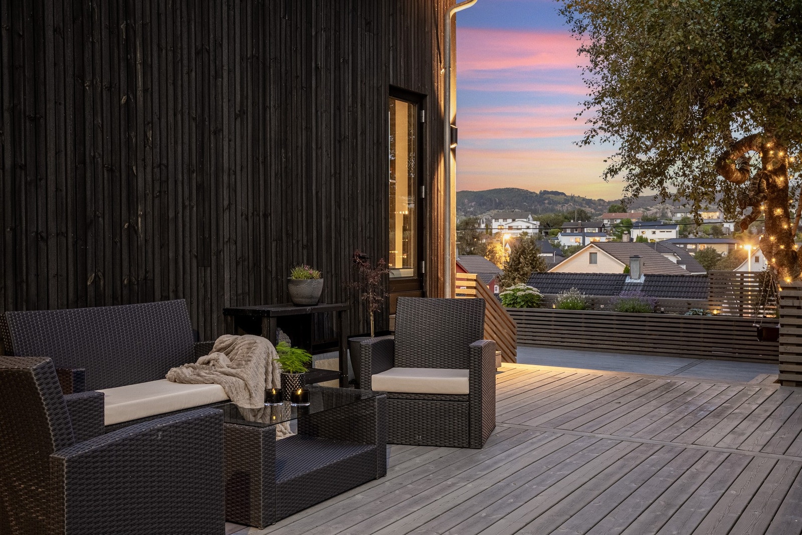 Kveldsbilde | Terrasse Galleribilde