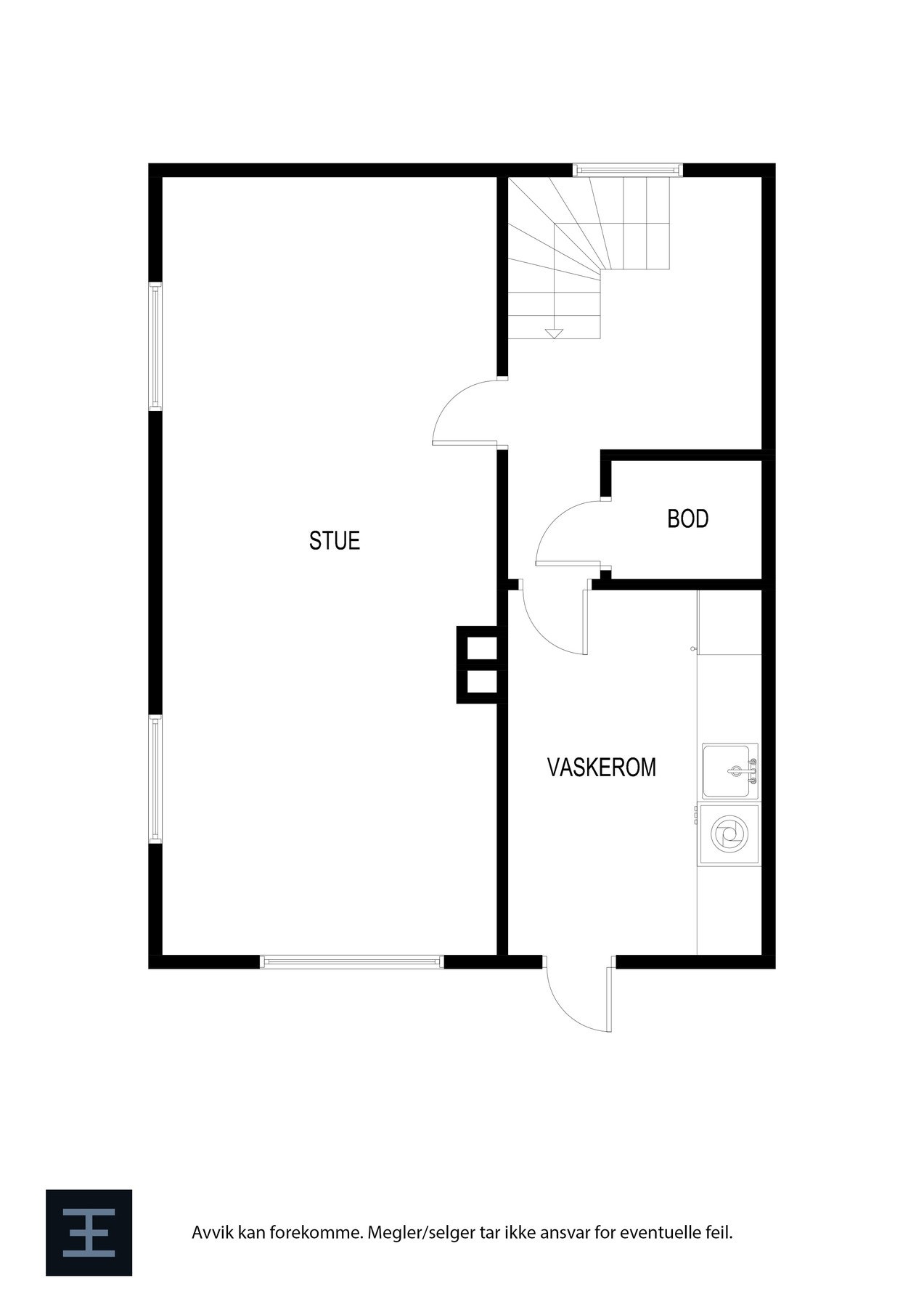Plantegning | Kjeller etasje Galleribilde