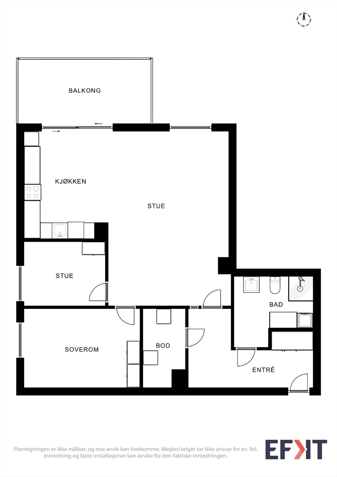 Plantegning Galleribilde