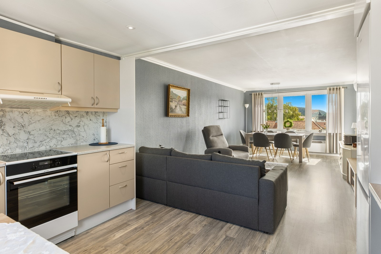 Kjøkken/stue. Galleribilde